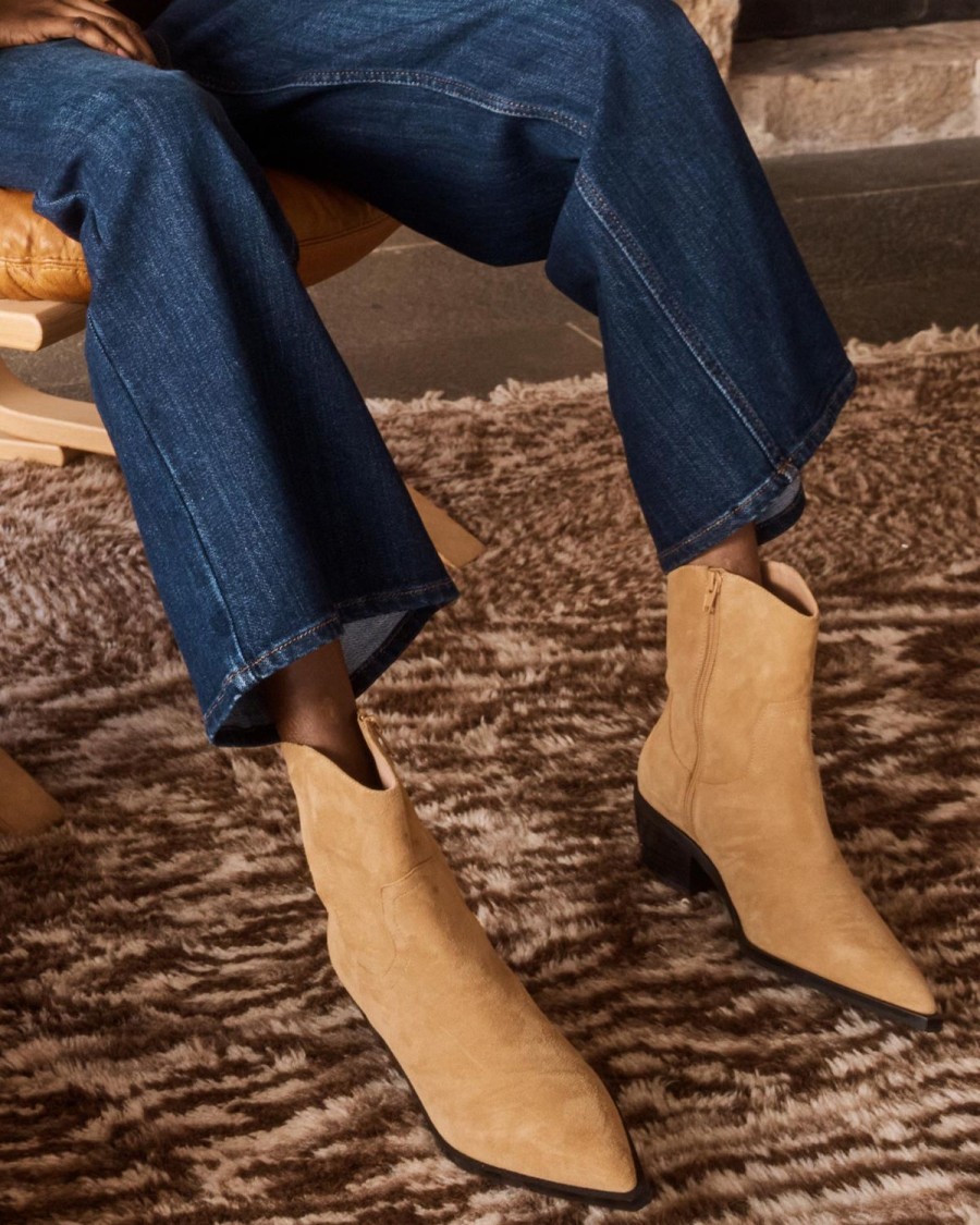 Zoe Kratzmann Whip Boot-Taupe Suede Boots