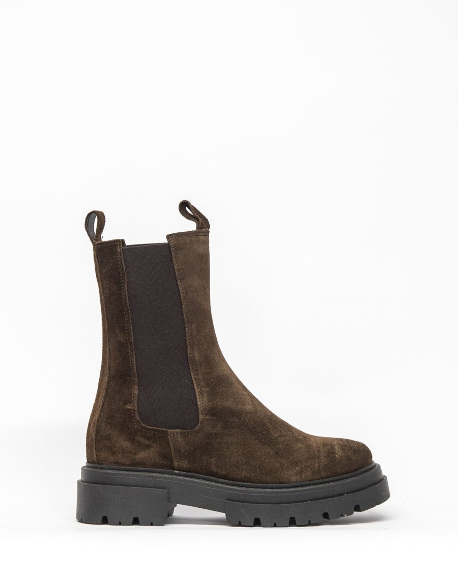 Zoe Kratzmann Derive Boot-Dk Brown Suede Boots