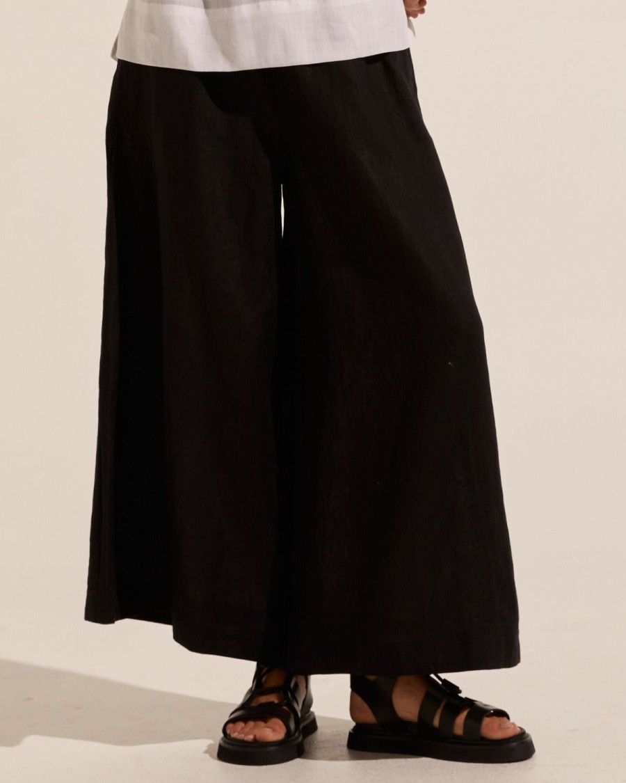 Zoe Kratzmann Stance Pant-Black Bottoms