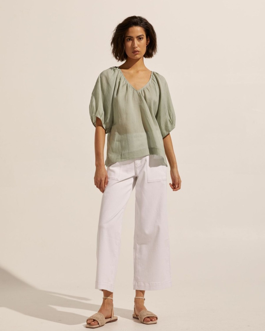 Zoe Kratzmann Element Top-Laurel Tops