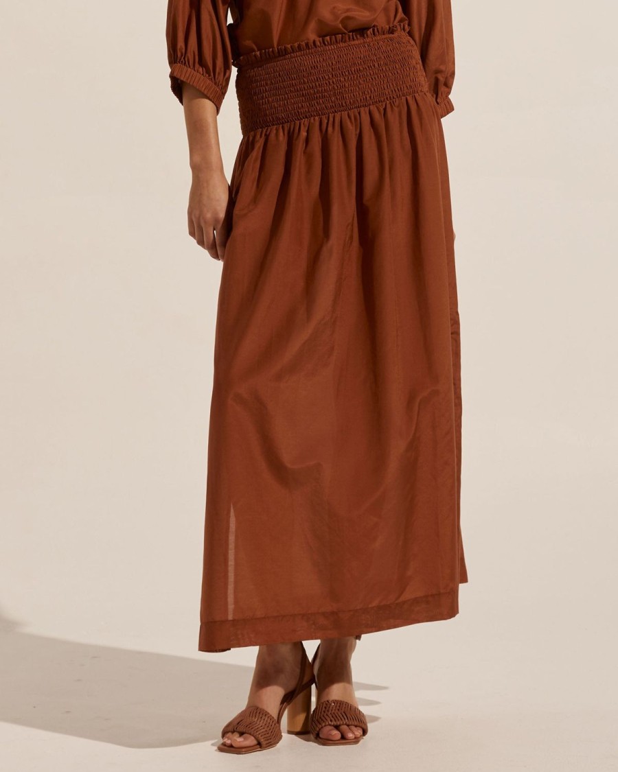 Zoe Kratzmann Luna Skirt-Bronze Bottoms