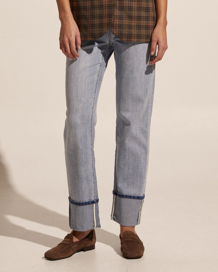 Zoe Kratzmann Resident Jean-Washed Denim Bottoms