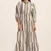 Zoe Kratzmann Toast Dress-Black Wide Stripe Dresses