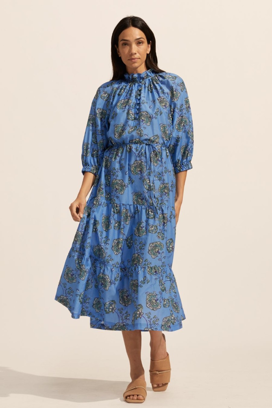 Zoe Kratzmann Field Dress-Azure Botanic Dresses