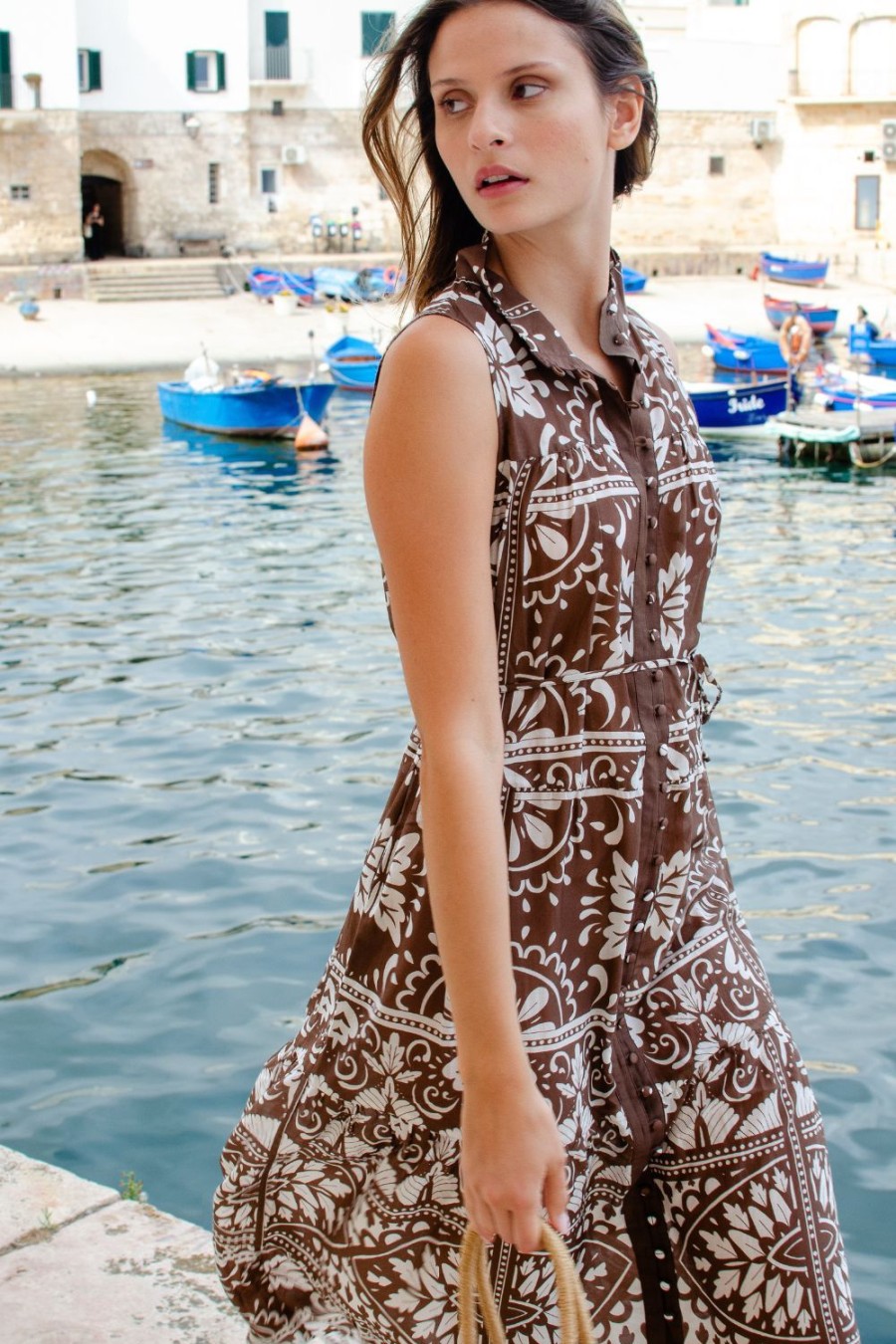 Zoe Kratzmann Crescent Dress-Choc Mosaic Dresses