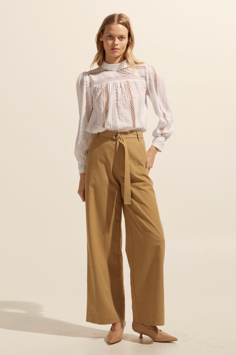 Zoe Kratzmann Scenic Pant-Toffee Bottoms