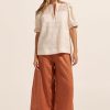 Zoe Kratzmann Dialect Top-Ivory Tops