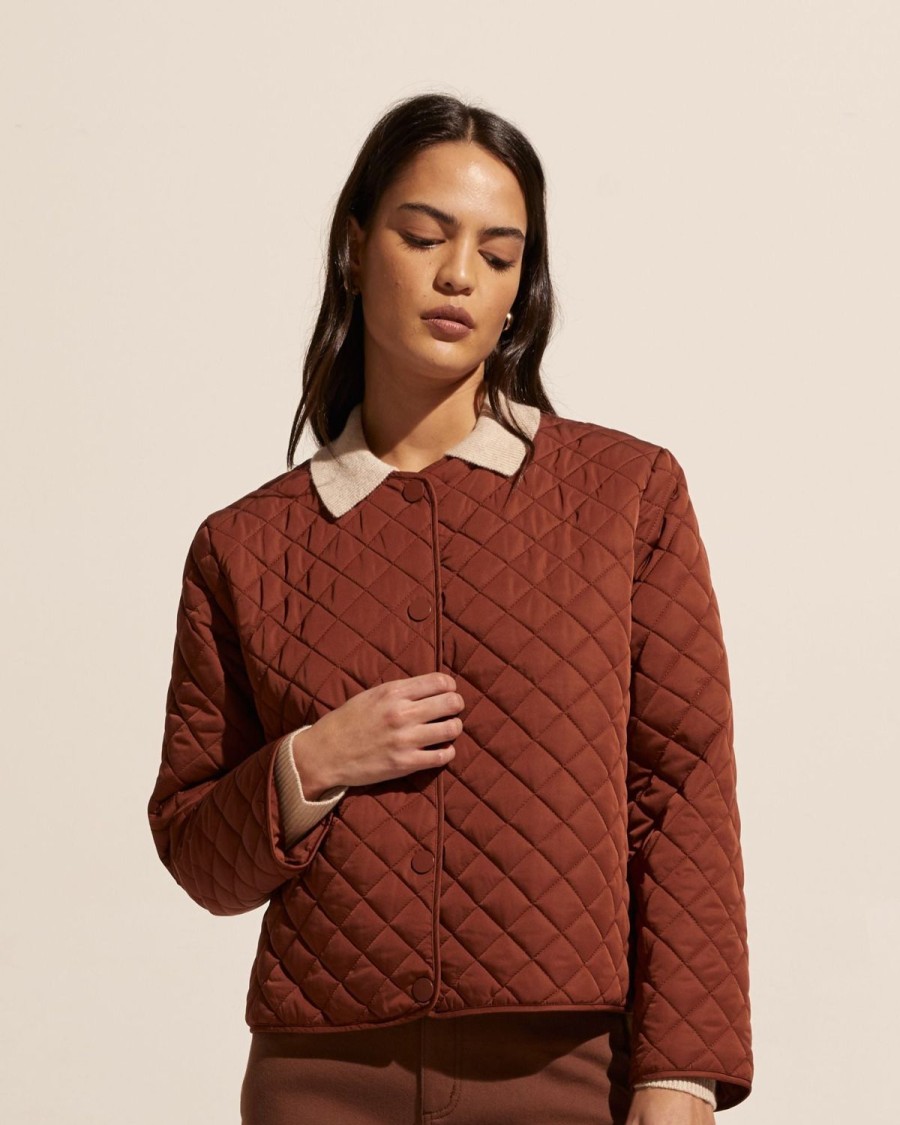 Zoe Kratzmann Sear Jacket-Hazelnut Jackets