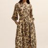 Zoe Kratzmann Tangent Dress-Ochre Floral Dresses