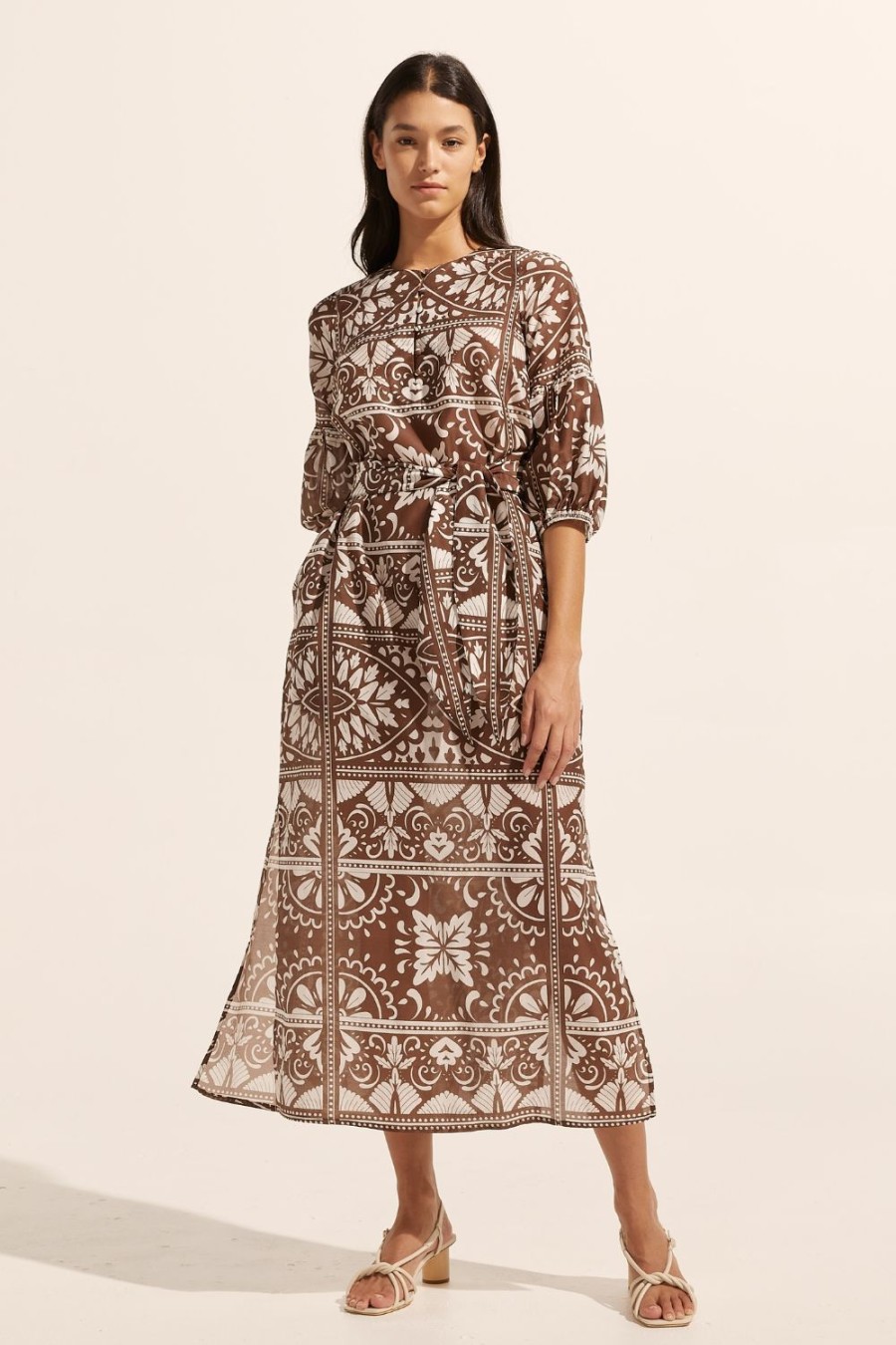 Zoe Kratzmann Explore Dress-Choc Mosaic Dresses