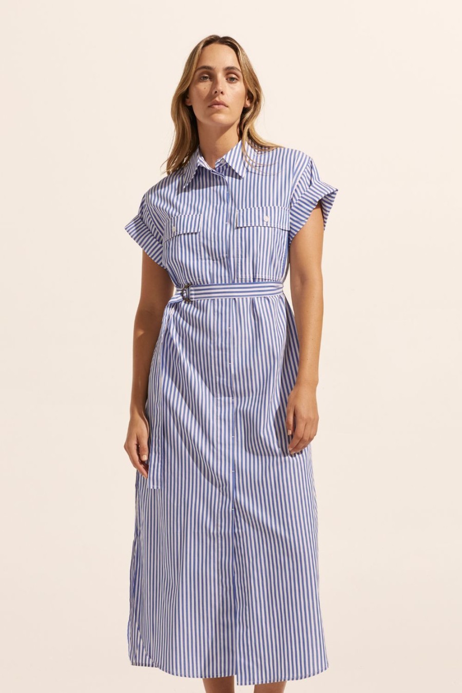 Zoe Kratzmann Rote Dress-Cobalt Stripe Dresses