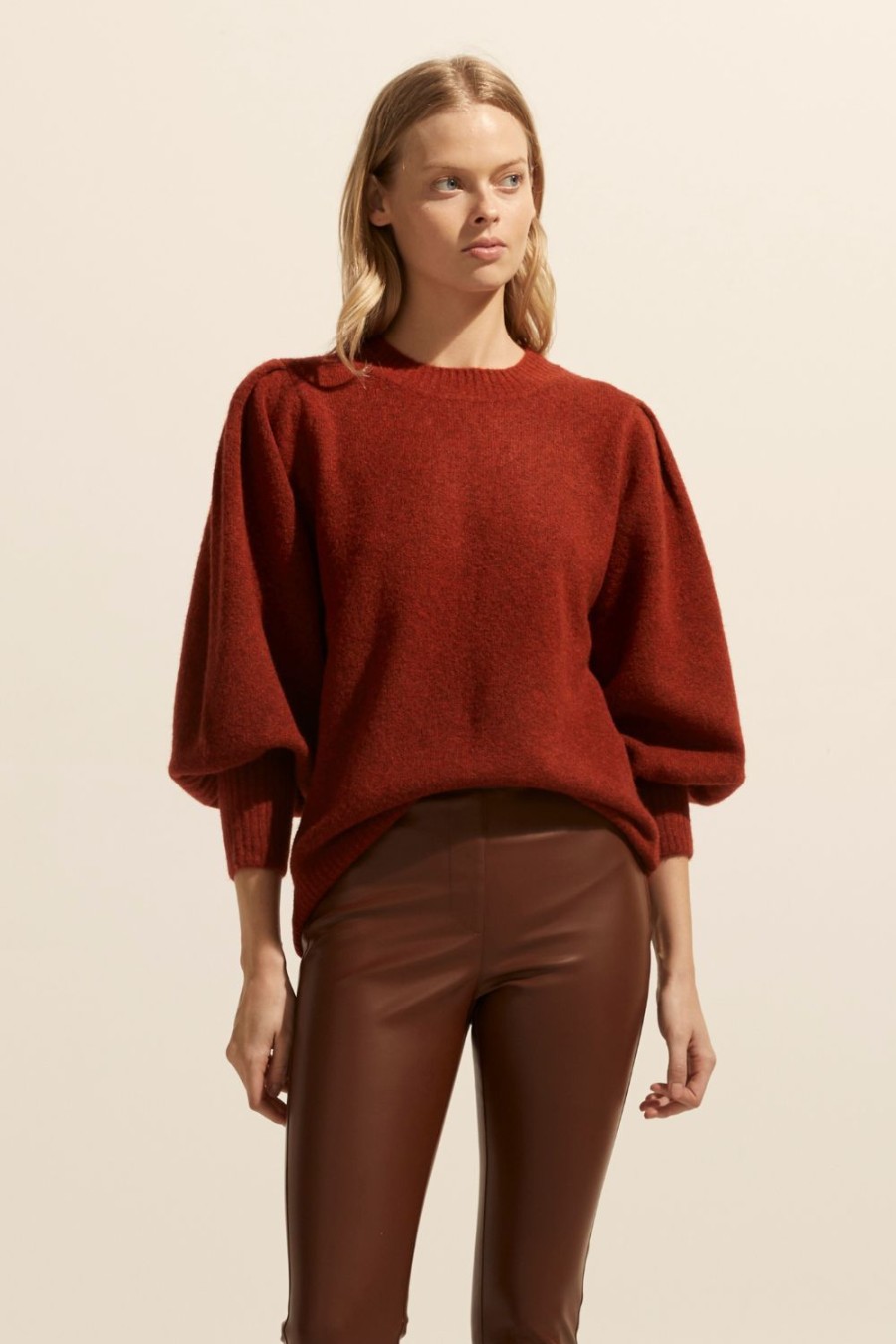 Zoe Kratzmann Survey Knit-Clay Knitwear