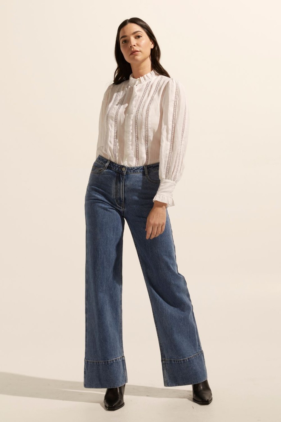 Zoe Kratzmann Magnet Jean-Mid Wash Denim Bottoms