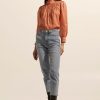 Zoe Kratzmann Tariff Jean-Washed Denim Bottoms