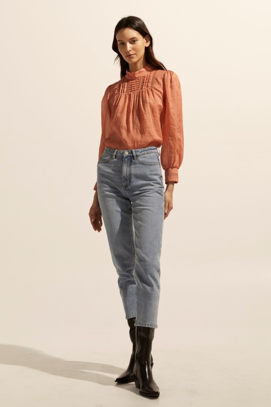 Zoe Kratzmann Tariff Jean-Washed Denim Bottoms