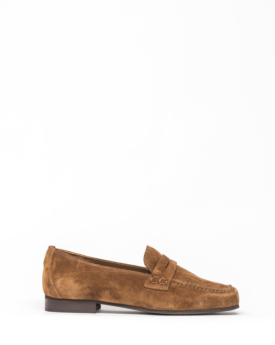 Zoe Kratzmann Fare Loafer-Coffee Suede Flats