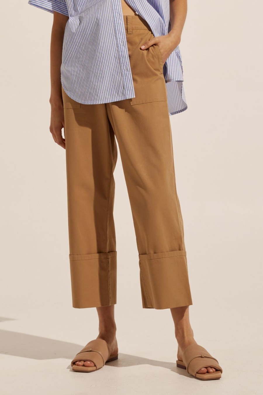 Zoe Kratzmann Collective Pant-Camel Bottoms