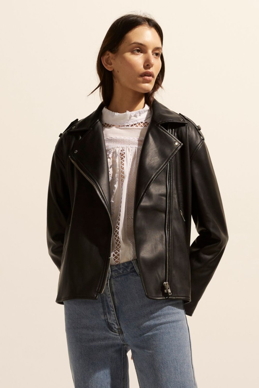 Zoe Kratzmann Report Jacket-Black Jackets