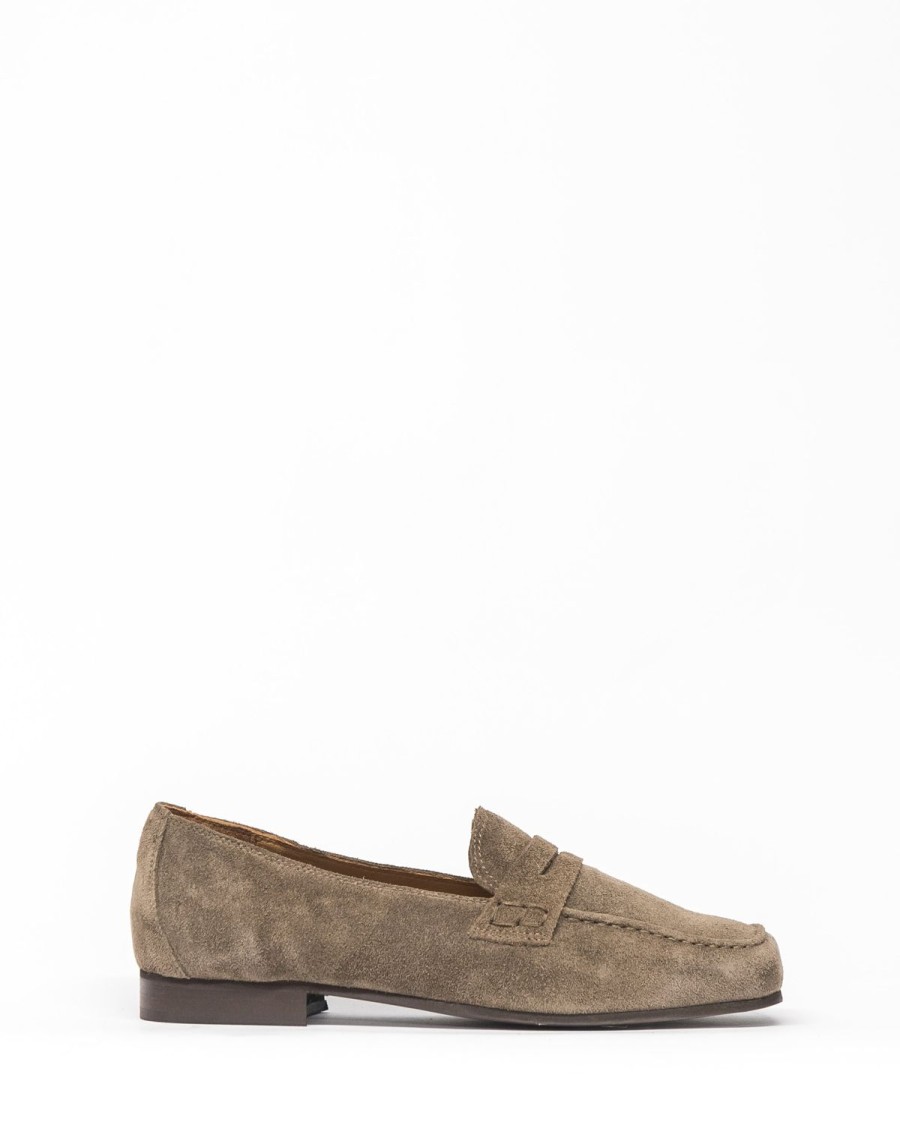 Zoe Kratzmann Fare Loafer-Chocolate Suede Flats