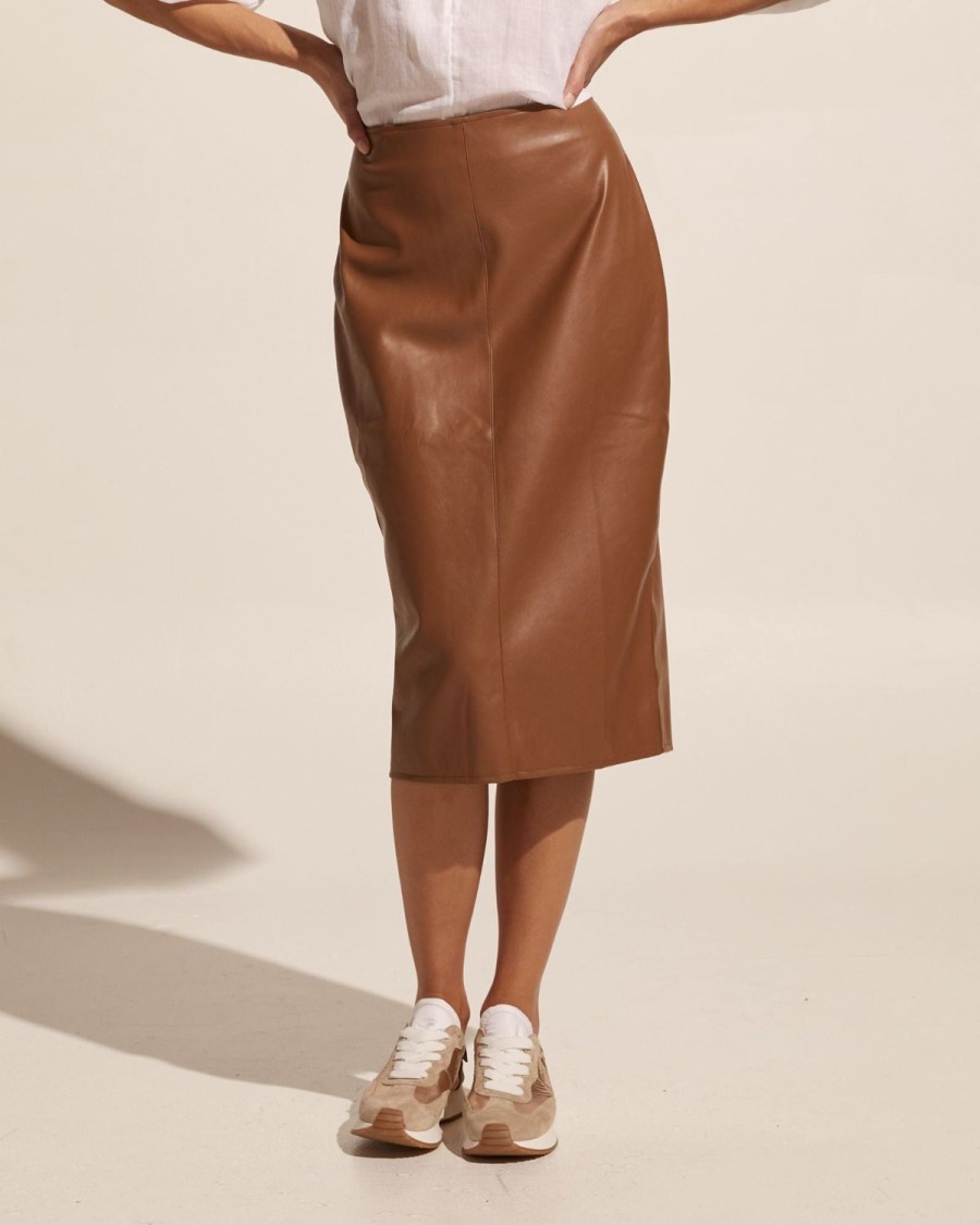 Zoe Kratzmann Vortex Skirt-Caramel Bottoms