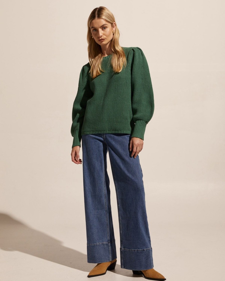 Zoe Kratzmann Basis Knit-Moss Knitwear