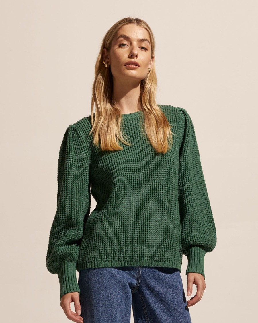 Zoe Kratzmann Basis Knit-Moss Knitwear