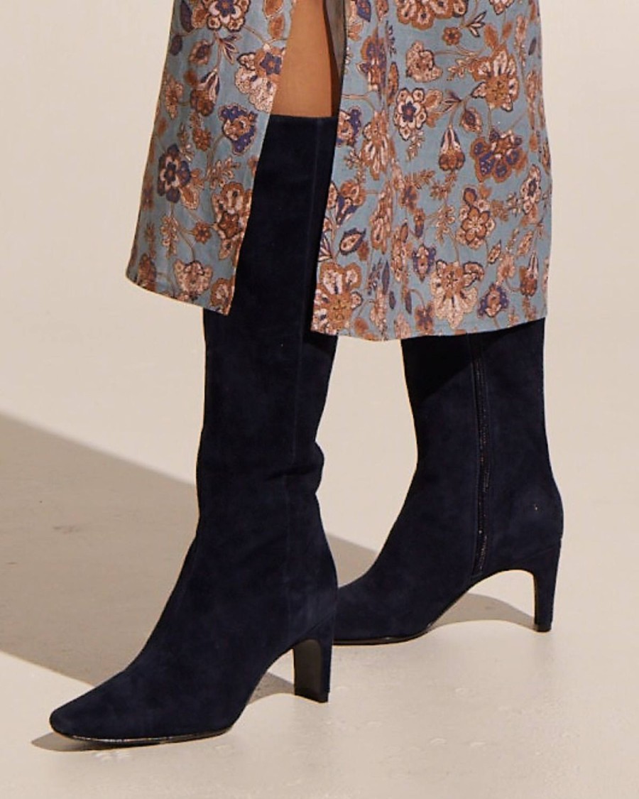 Zoe Kratzmann Steam Boot-Indigo Suede Boots