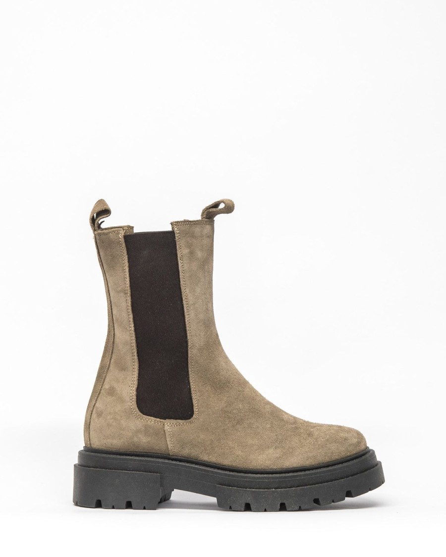 Zoe Kratzmann Derive Boot-Taupe Suede Boots