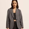 Zoe Kratzmann Index Jacket-Charcoal Mini Jackets