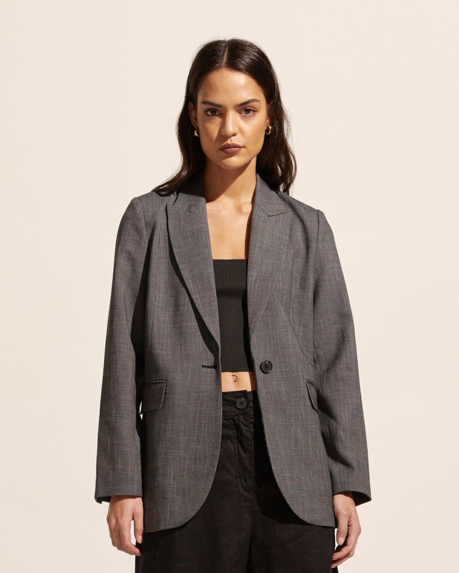 Zoe Kratzmann Index Jacket-Charcoal Mini Jackets