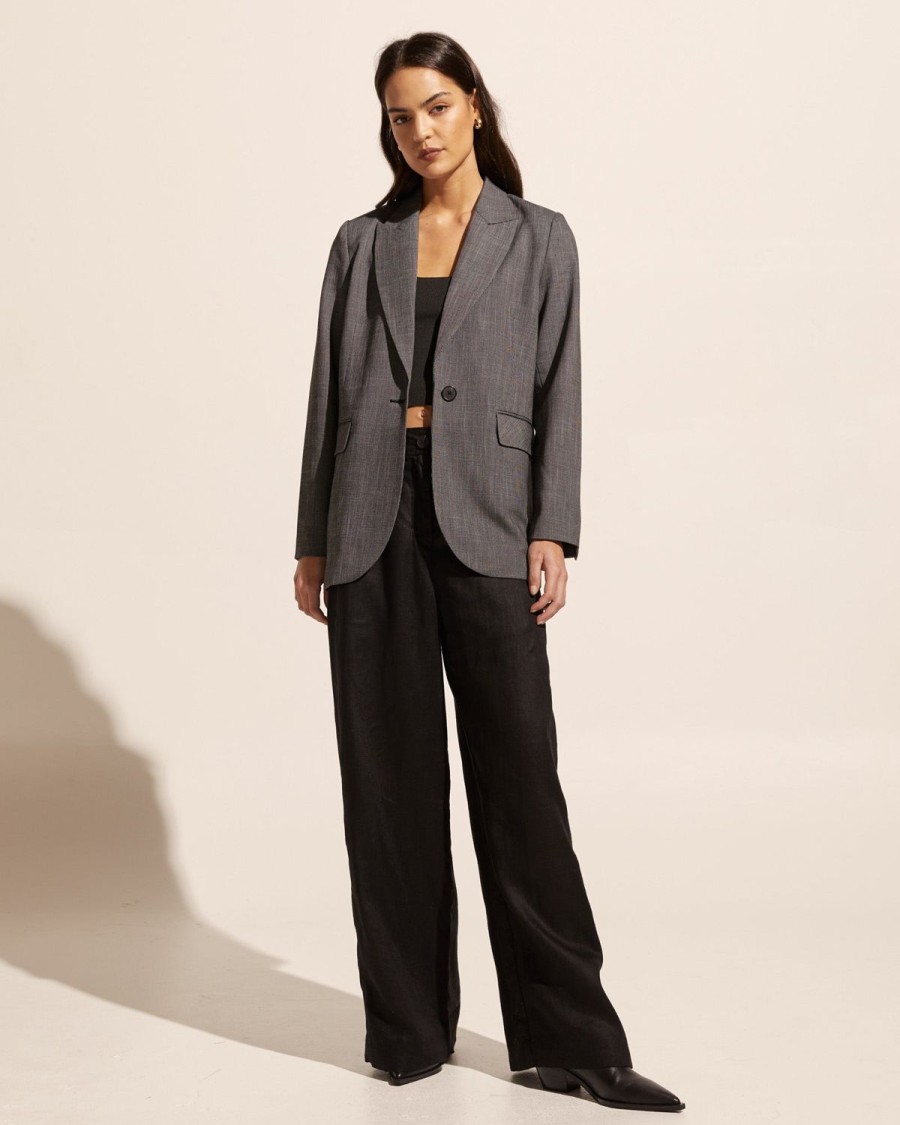 Zoe Kratzmann Index Jacket-Charcoal Mini Jackets