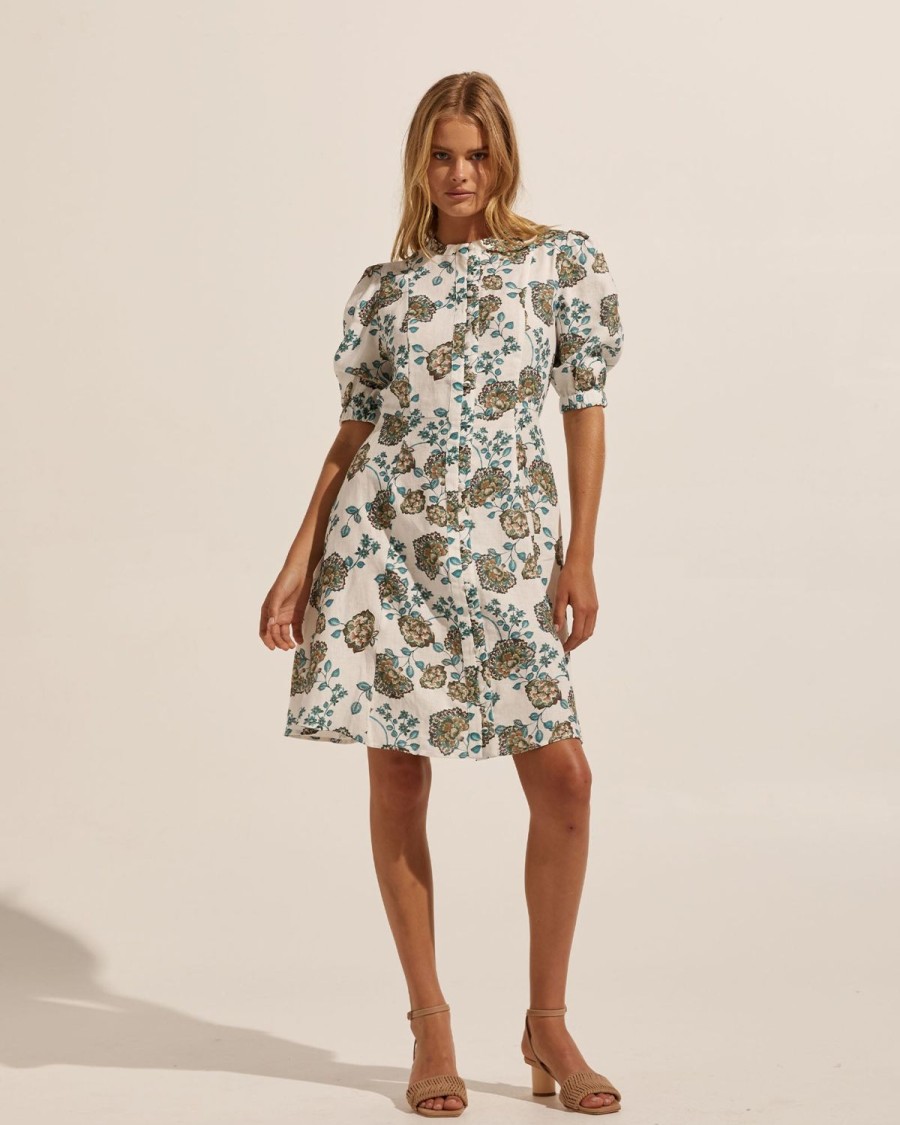 Zoe Kratzmann Intent Dress-Sage Botanic Dresses