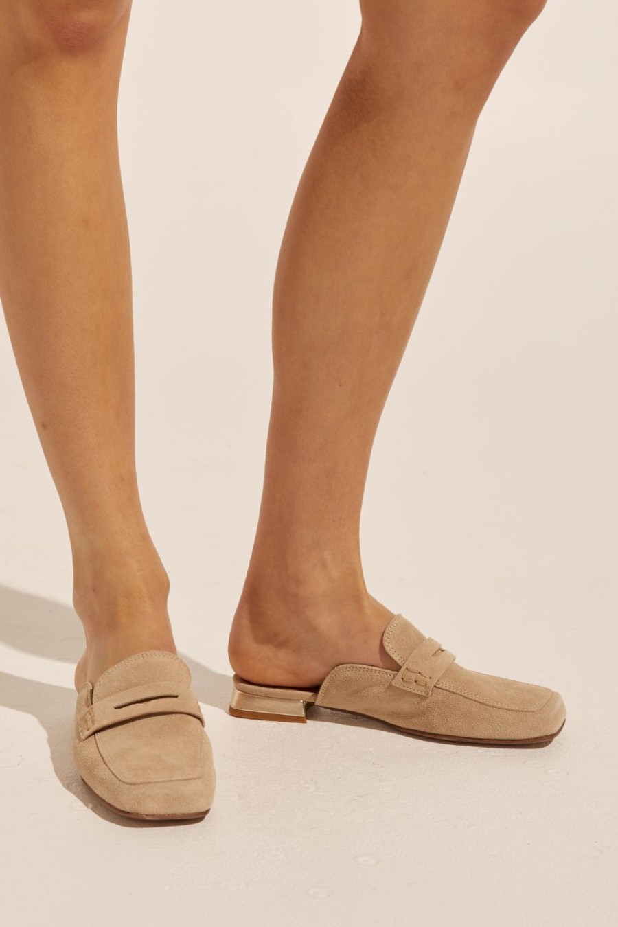 Zoe Kratzmann Unlock Loafer-Fawn Suede Loafers