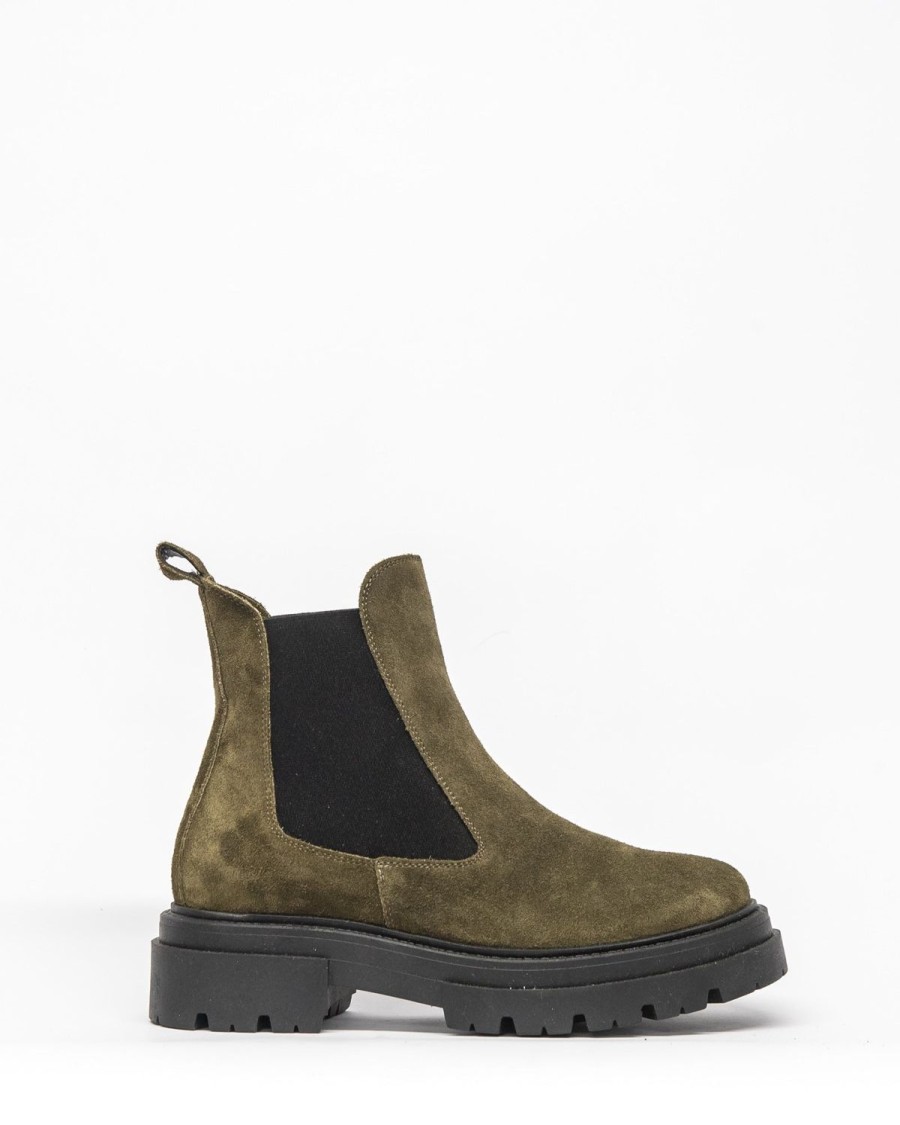 Zoe Kratzmann Compass Boot-Green Suede Boots