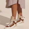 Zoe Kratzmann Vibe Sneaker-Mocha/White Leather Sneakers