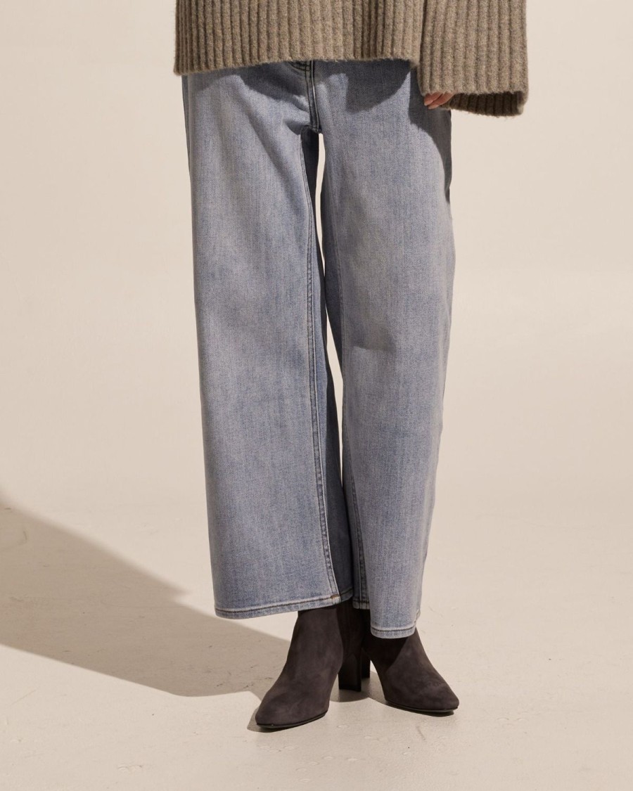 Zoe Kratzmann Beacon Jean-Washed Denim Bottoms