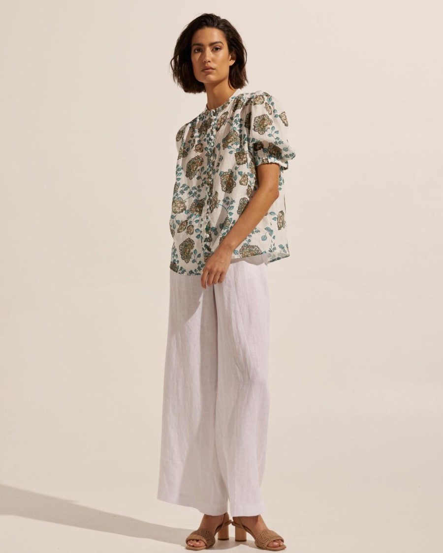 Zoe Kratzmann Virtue Top-Sage Botanic Tops