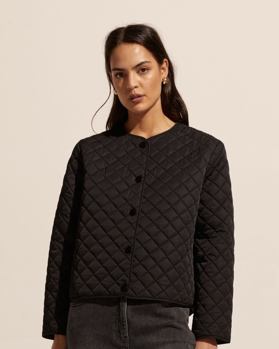 Zoe Kratzmann Sear Jacket-Black Jackets