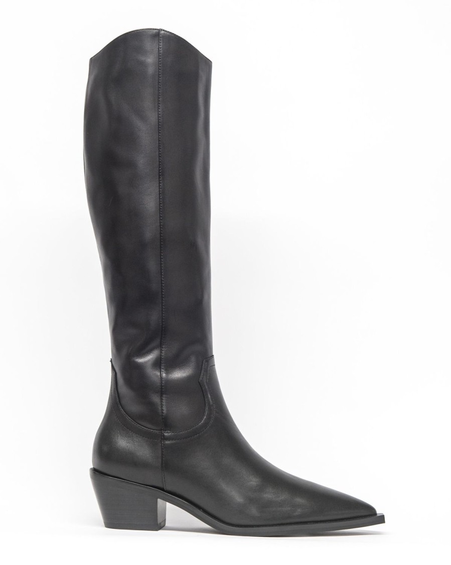 Zoe Kratzmann Ratify Boot-Black Leather Boots