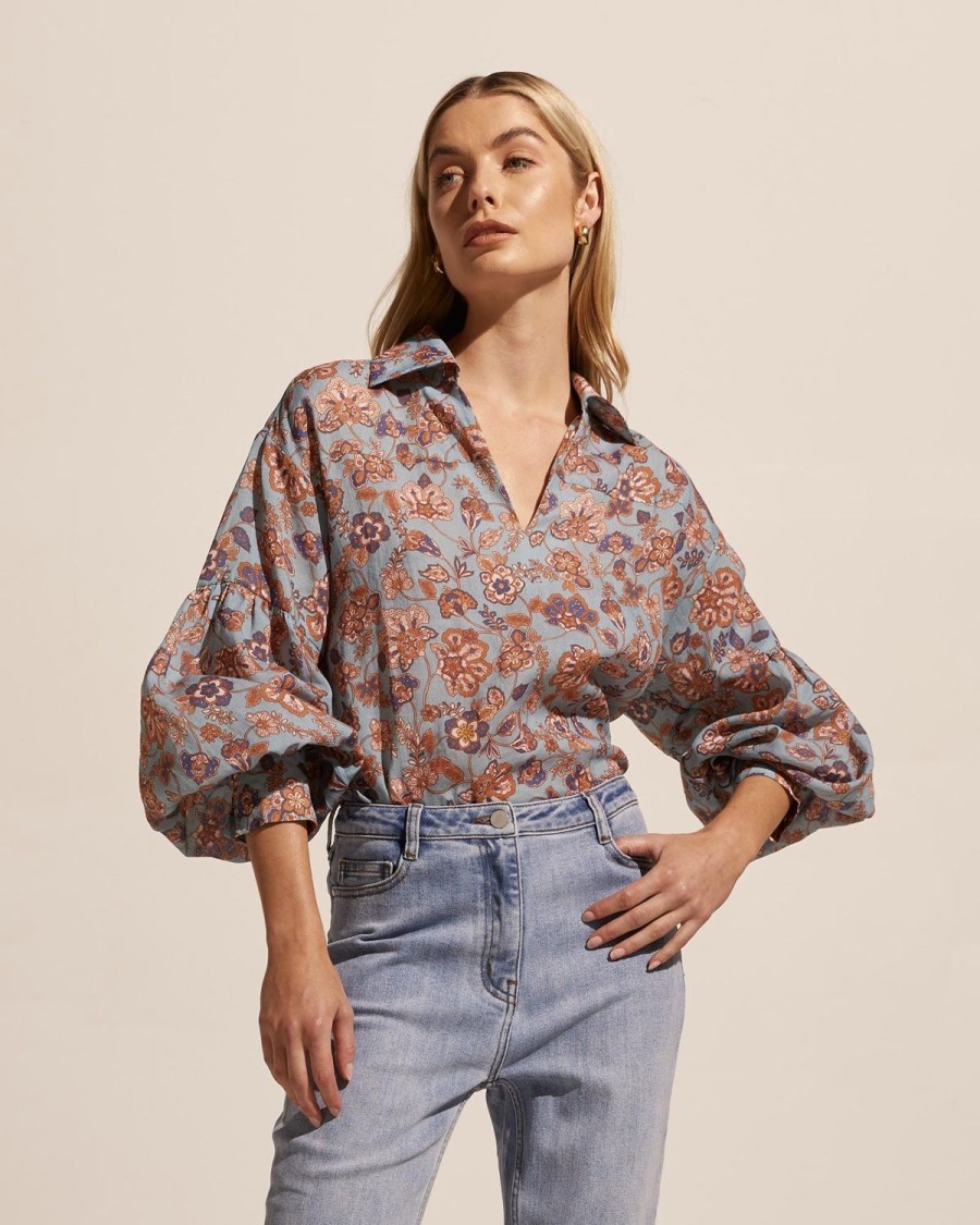 Zoe Kratzmann Bounty Top-Sardine Paisley Tops