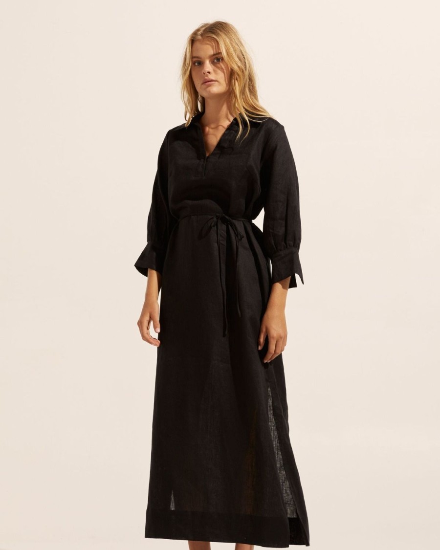 Zoe Kratzmann Adrift Dress-Black Dresses