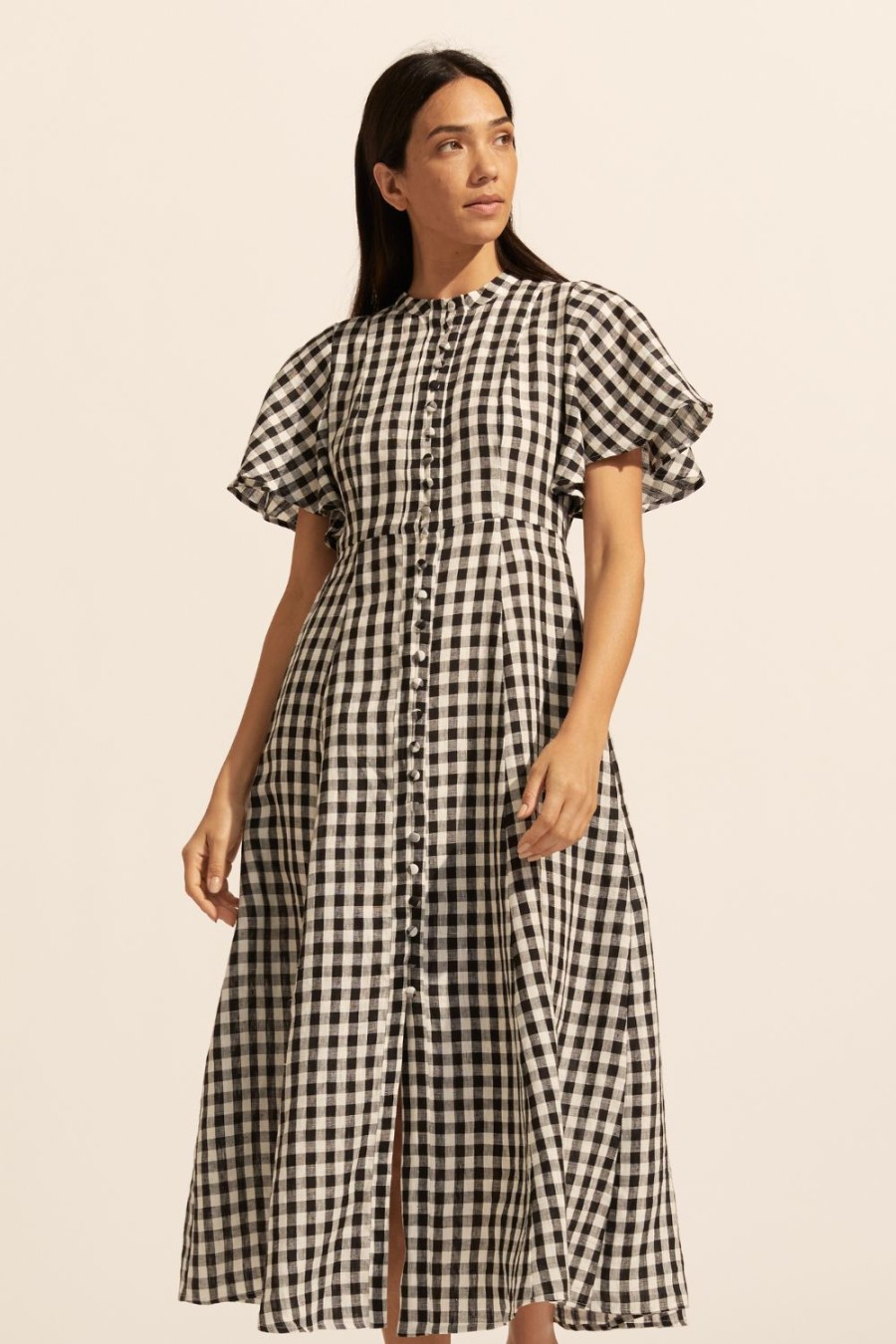 Zoe Kratzmann Savour Dress-Black Check Dresses