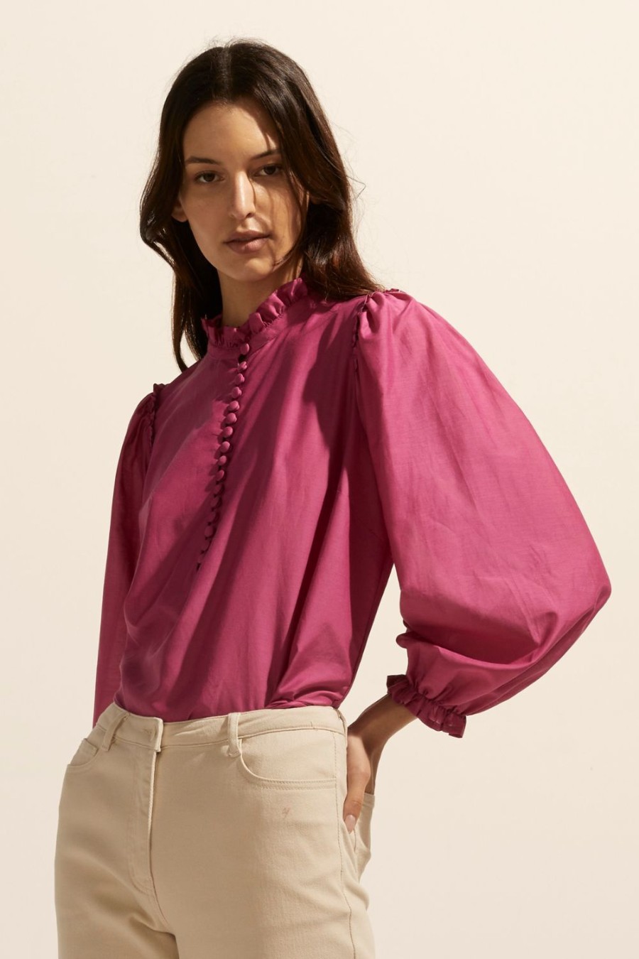 Zoe Kratzmann Context Top-Magenta Tops