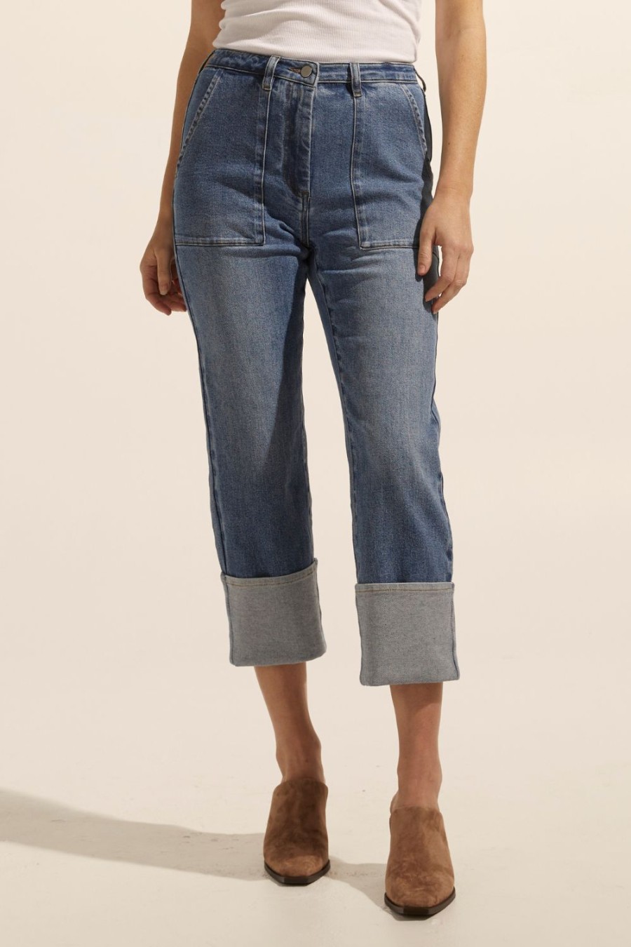 Zoe Kratzmann Citizen Jean-Mid Wash Denim Bottoms