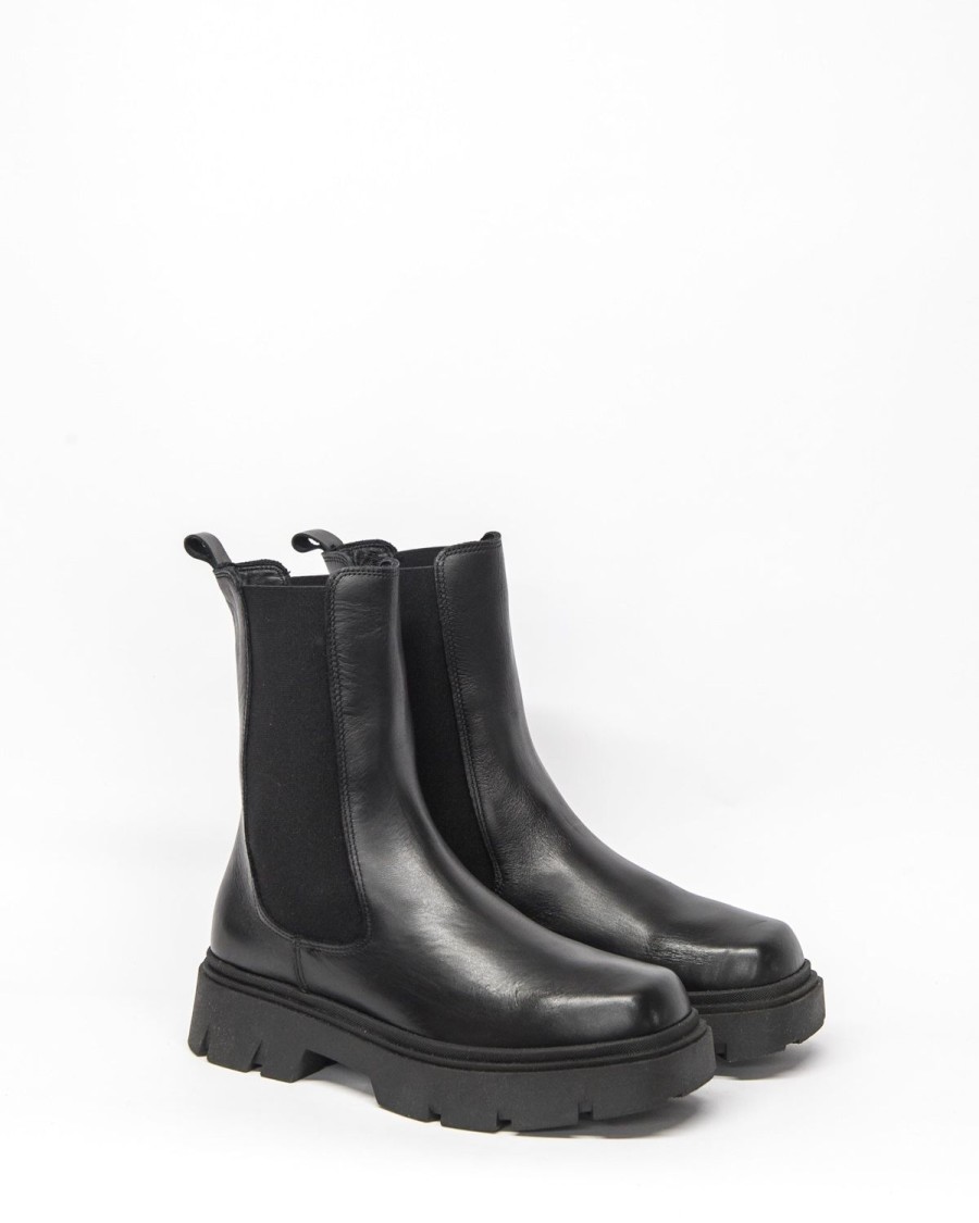 Zoe Kratzmann Empire Boot-Black Leather Boots