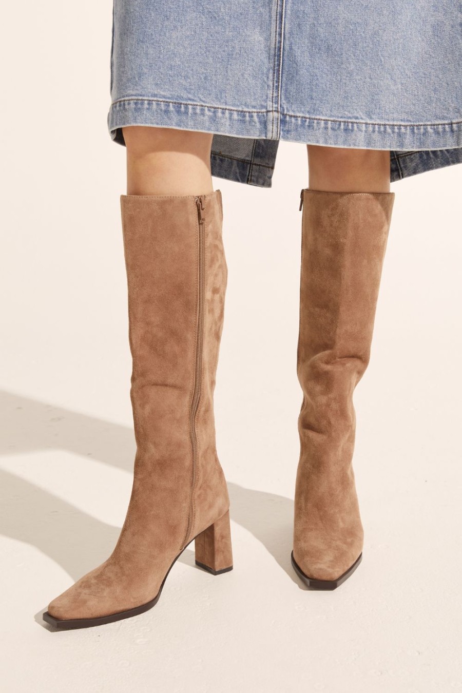 Zoe Kratzmann Regain Boot-Fawn Boots