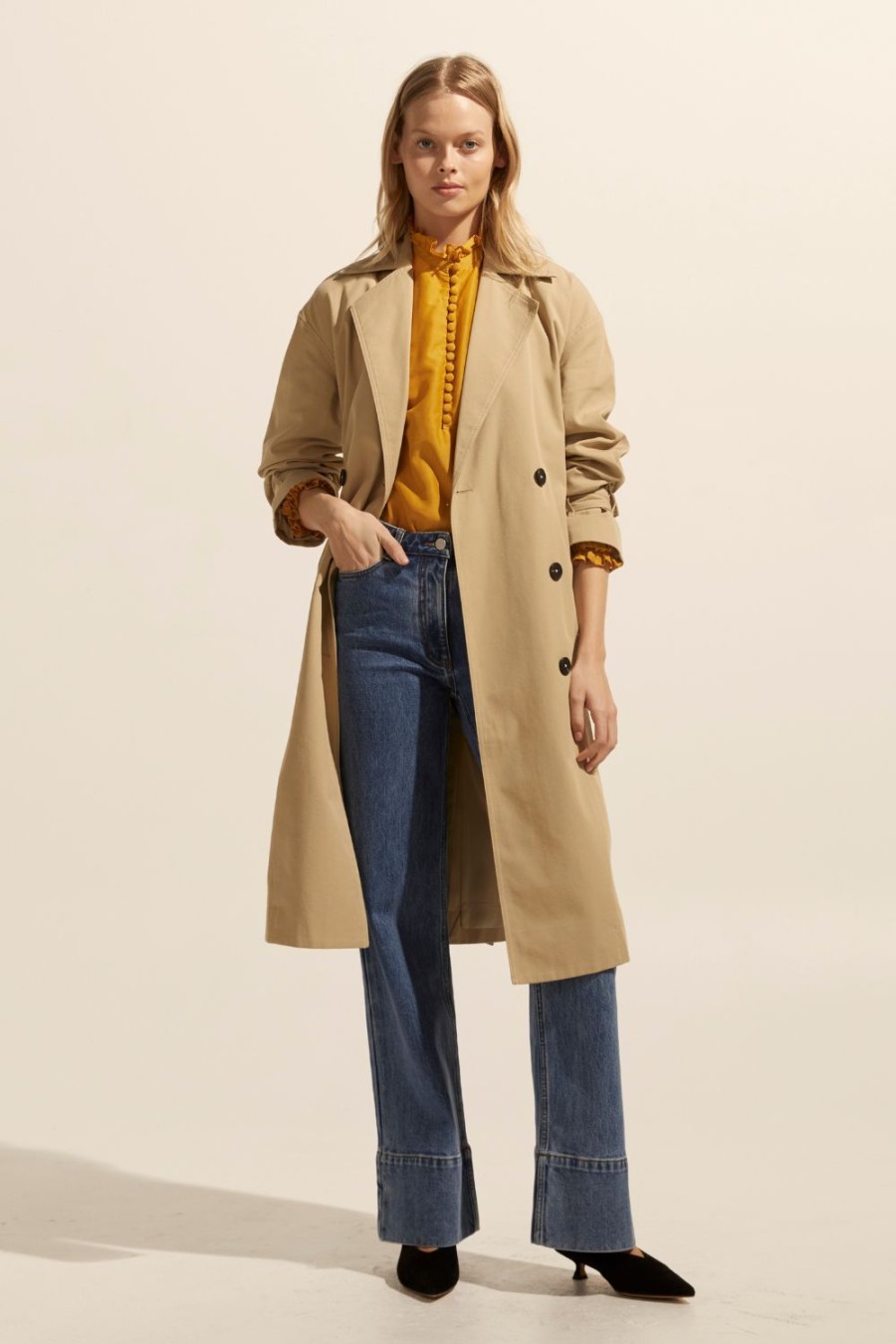 Zoe Kratzmann Agent Coat-Stone Coats