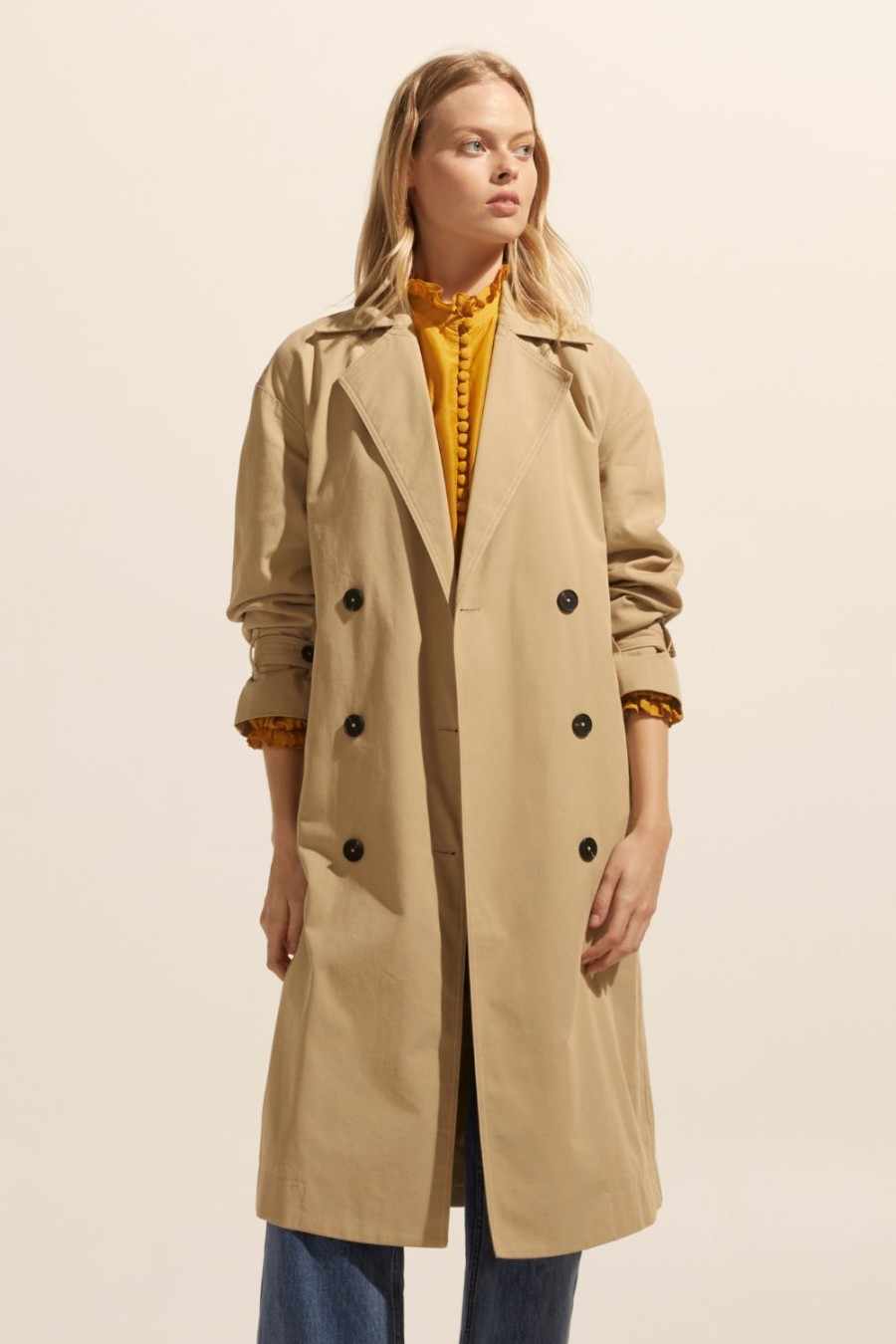 Zoe Kratzmann Agent Coat-Stone Coats