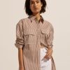 Zoe Kratzmann Reprieve Top-Cafe Stripe Tops