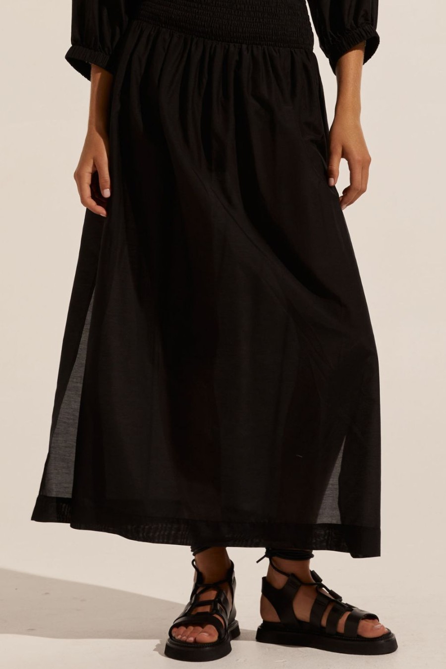 Zoe Kratzmann Luna Skirt-Black Bottoms